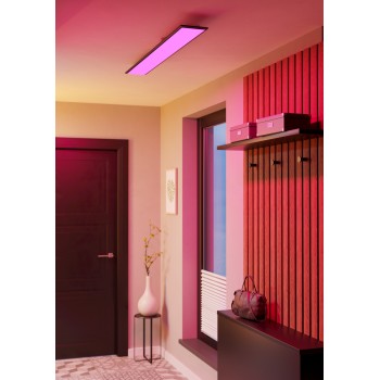 Plafoniera LED MORADILLO-Z negru Eglo 901511, 119.5x14.5 cm, 28W