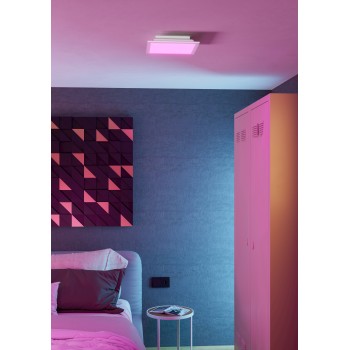 Plafoniera LED MORADILLO-Z alb Eglo 901512, 29.5x29.5 cm, 14W