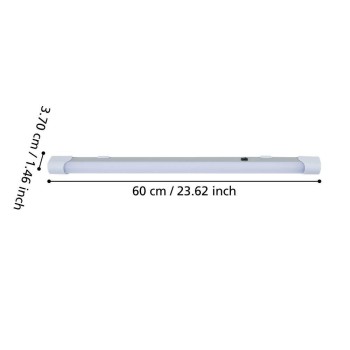 Plafoniera LED MATTANZA alb Eglo 901566, 60x3 cm, 10W