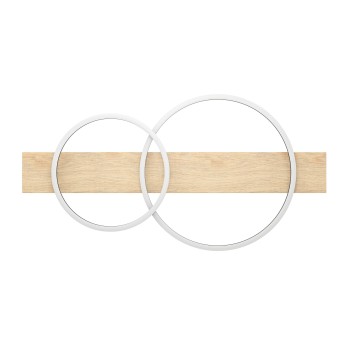 Plafoniera LED BOYAL negru/maro Eglo 901716, 78x40 cm, 12W