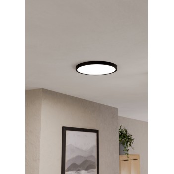 Plafoniera LED FUEVA 6-Z negru Eglo 901725, D38.9 cm, 17.5W