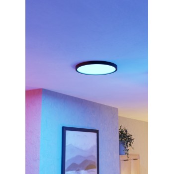 Plafoniera LED FUEVA 6-Z negru Eglo 901725, D38.9 cm, 17.5W