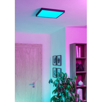 Plafoniera LED FUEVA 6-Z negru Eglo 901728, 39x39 cm, 17.8W