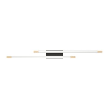 Plafoniera LED CAMACHO negru/maro Eglo 901736, 94x8 cm, 10W