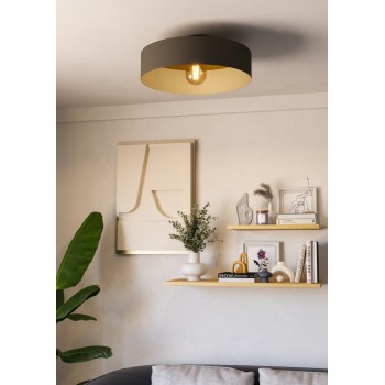 Plafoniera DUAIA gri umbros Eglo 901745, D42 cm, 1xE27