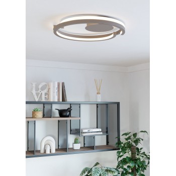 Plafoniera LED MEZZOMONTE sandy Eglo 901823, D48 cm, 40W
