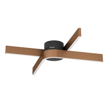 Plafoniera LED FOLCINO-Z bronz/negru Eglo 901863, 64x40 cm, 18W