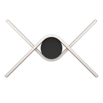 Plafoniera LED FOLCINO-Z bronz/negru Eglo 901863, 64x40 cm, 18W