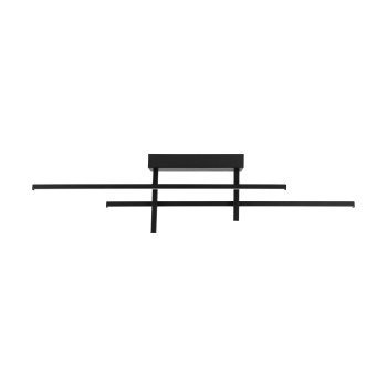 Plafoniera LED TREPILIANO negru Eglo 901884, 78.5x7 cm, 20W