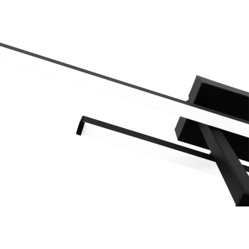 Plafoniera LED TREPILIANO negru Eglo 901884, 78.5x7 cm, 20W