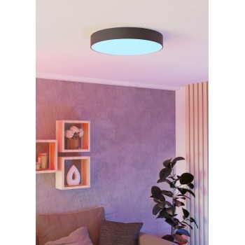 Plafoniera LED GALLIZZI-Z negru Eglo 901904, D49 cm, 26W