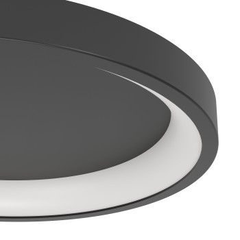 Plafoniera LED LORETELLO-Z negru Eglo 901909, D35 cm, 19.6W