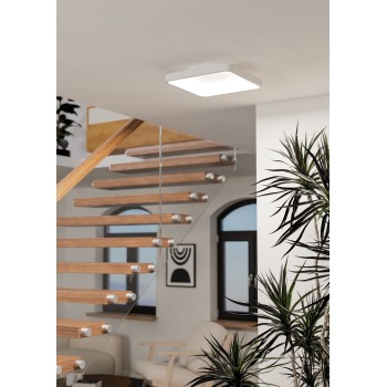 Plafoniera LED LORETELLO-Z alb Eglo 901913, 35x35 cm, 20W