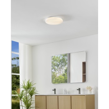 Plafoniera LED FRANIA-IP alb Eglo 902075, D31 cm, 18W