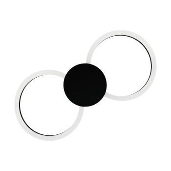 Plafoniera LED VENTICELLO 1 negru Eglo 902124, 66x30 cm, 20W
