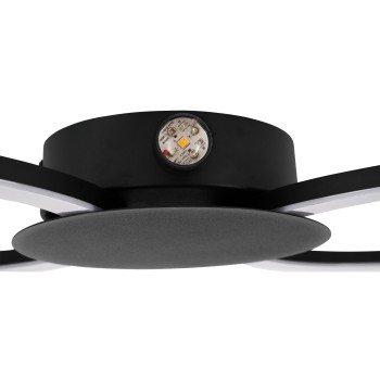 Plafoniera LED VENTICELLO 1 negru Eglo 902124, 66x30 cm, 20W