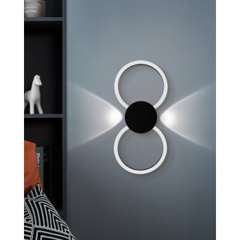 Plafoniera LED VENTICELLO 1 negru Eglo 902124, 66x30 cm, 20W