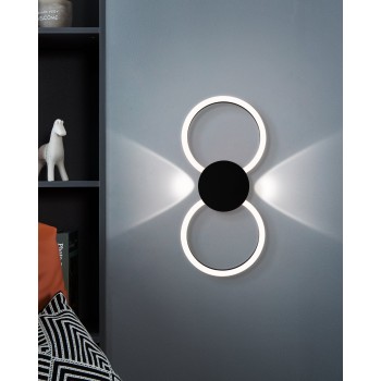 Plafoniera LED VENTICELLO 1 negru Eglo 902124, 66x30 cm, 20W