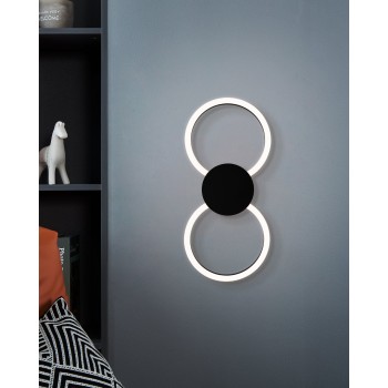 Plafoniera LED VENTICELLO 1 negru Eglo 902124, 66x30 cm, 20W
