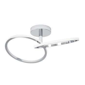 Plafoniera LED CONGIUNTI crom Eglo 902145, 46.5x28 cm, 12W