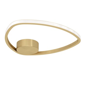 Plafoniera LED MOSCHELLA brushed brass Eglo 902149, D37.5 cm, 9.7W