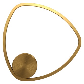 Plafoniera LED MOSCHELLA brushed brass Eglo 902149, D37.5 cm, 9.7W