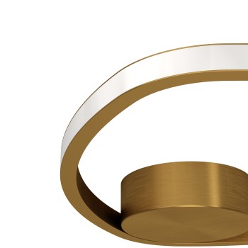 Plafoniera LED MOSCHELLA brushed brass Eglo 902149, D37.5 cm, 9.7W