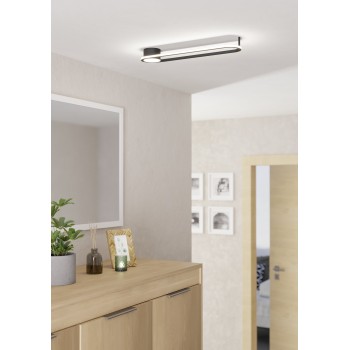 Plafoniera LED COLLECORVINO negru Eglo 902151, 50x12.5 cm, 24W