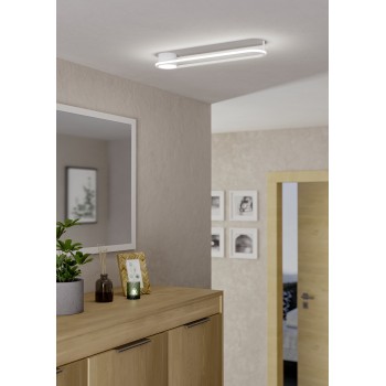Plafoniera LED COLLECORVINO alb Eglo 902152, 50x12.5 cm, 24W