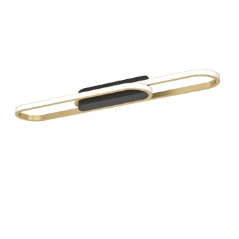 Plafoniera LED CONIVARENA negru Eglo 902159, 69x17 cm, 20W
