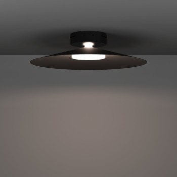 Plafoniera LED CONOMAVILLA-Z negru Eglo 902182, D45 cm, 15.5W