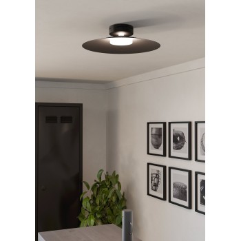 Plafoniera LED CONOMAVILLA-Z negru Eglo 902182, D45 cm, 15.5W