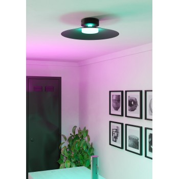 Plafoniera LED CONOMAVILLA-Z negru Eglo 902182, D45 cm, 15.5W