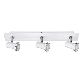 Plafoniera baie IP44 TAMARA 1 alb/crom Eglo 95994, 46x7 cm, 3xGU10