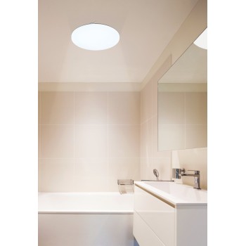 Plafoniera baie LED IP44 FRANIA alb Eglo 97884, D33 cm, 14.6W