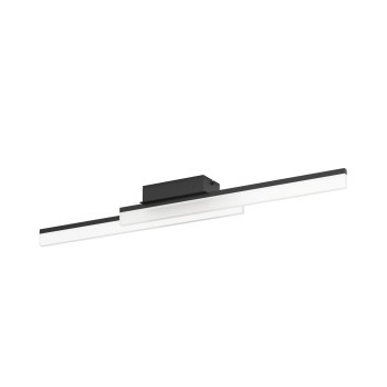Plafoniera baie LED IP44 PALMITAL negru Eglo 900844, 88x10 cm, 11W