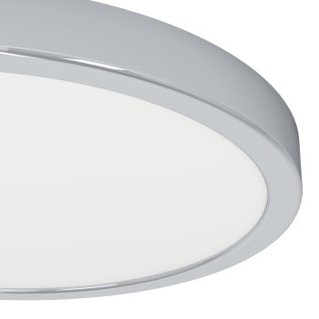 Plafoniera baie LED IP44 FUEVA 6 crom Eglo 901764, D27.8 cm, 14.2W