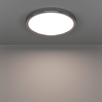 Plafoniera baie LED IP44 FUEVA 6 crom Eglo 901764, D27.8 cm, 14.2W