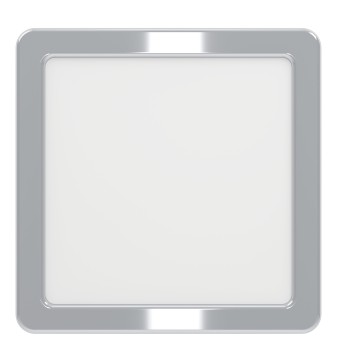 Plafoniera baie LED IP44 FUEVA 6 crom Eglo 901765, 15x15 cm, 7W