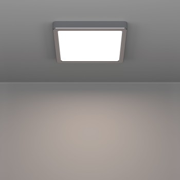Plafoniera baie LED IP44 FUEVA 6 crom Eglo 901766, 22x22 cm, 10.5W