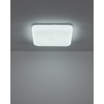Plafoniera baie LED IP44 FRANIA-IP alb Eglo 902078, 33x33 cm, 18W