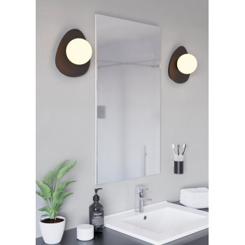 Plafoniera baie IP44 CASTROVIDO negru Eglo 902091, 23.5x21.5 cm, 1xG9