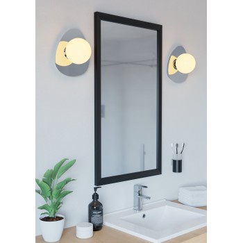 Plafoniera baie IP44 CASTROVIDO crom Eglo 902095, 23.5x21.5 cm, 1xG9