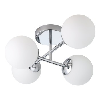 Plafoniera baie IP44 CASTROVIDO crom Eglo 902098, 47.5x38.5 cm, 4xG9