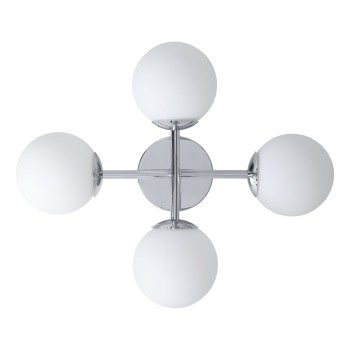 Plafoniera baie IP44 CASTROVIDO crom Eglo 902098, 47.5x38.5 cm, 4xG9