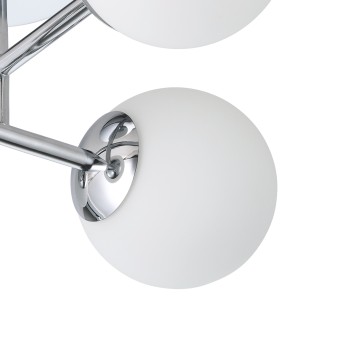 Plafoniera baie IP44 CASTROVIDO crom Eglo 902098, 47.5x38.5 cm, 4xG9