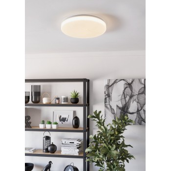 Plafoniera LED POGLIOLA-E alb Eglo 74035, D31 cm, 15.6W