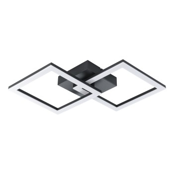 Plafoniera LED PALMAVES-E negru Eglo 74059, 52.5x31 cm, 11W