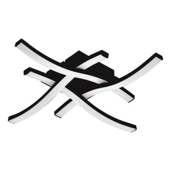 Plafoniera LED CABEZAS-E negru Eglo 74042, 40x40 cm, 18.8W