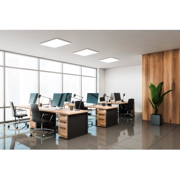 Panou LED SALOBRENA-RGBW alb Eglo 33107, 45x45 cm, 21W